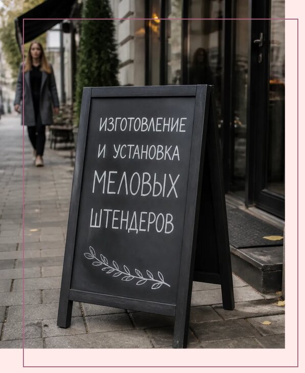 Меловые штендеры в Сердобске по цене от 6572 р. | Аванза-Срд